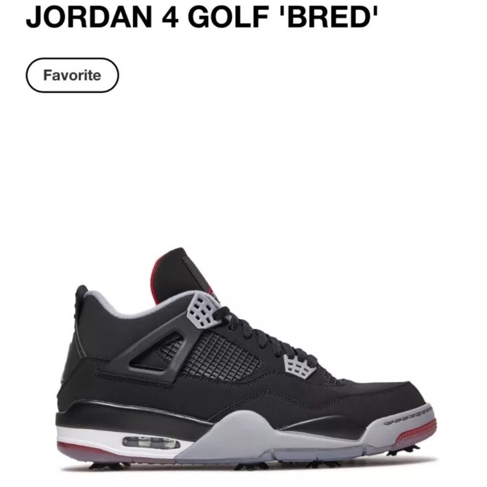 Jordan 4 BRED Golf, 14. Excellent Condition!